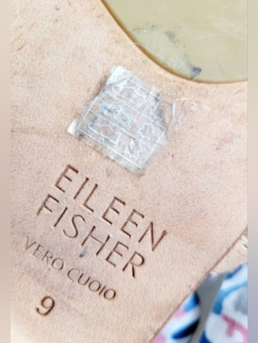 Eileen Fisher Kyra Nubuck Leather Strappy Low Block Heel Sandals Tan US 9 - Picture 2 of 16